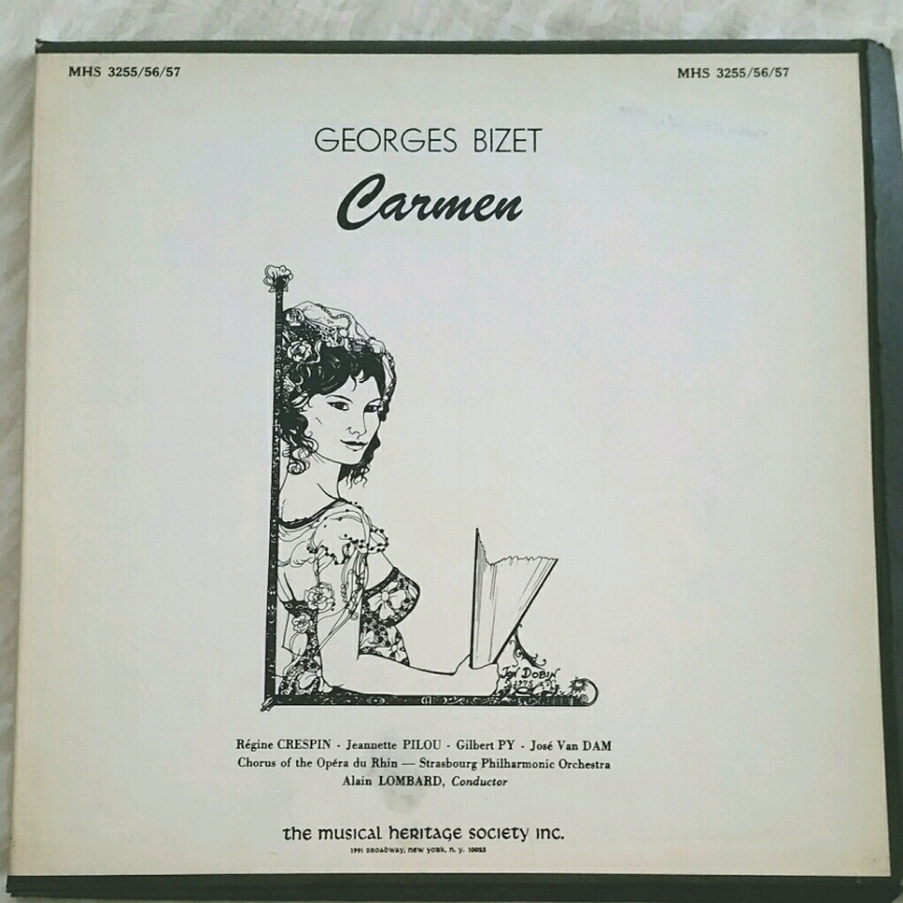 LP George Bizet Carmen Box Set Vinyl Album